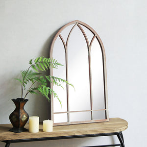 Gothic Arch Window Wall Mirror - Staunton and Henry