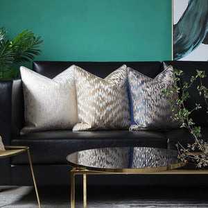 Champagne Gold Viscose Throw Cushion - Staunton and Henry