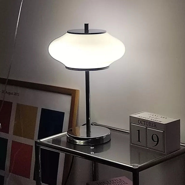 Opaque Glass Bauhaus Table Lamp - Staunton and Henry