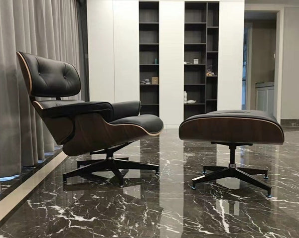 Replica Eames Lounge Chair and Ottoman - Staunton and Henry