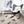 Load image into Gallery viewer, Cream Honeycomb Round Patchwork Hide Rug - Staunton and Henry