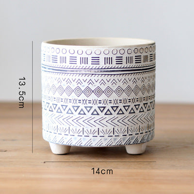 Modern Monochrome Plant Pots - Staunton and Henry
