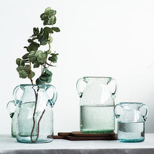 Vintage Glass Pale Vase - Staunton and Henry