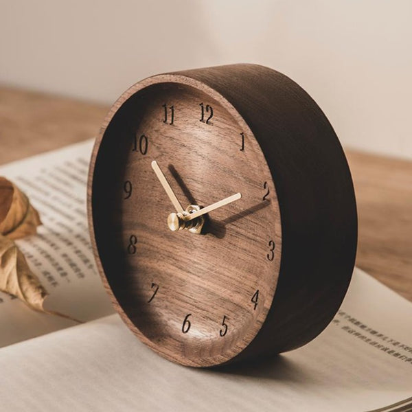 Black Walnut Wood Clock - Staunton and Henry