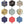 Load image into Gallery viewer, Oriental Silk Coasters - Set of 6 - Staunton and Henry