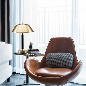 Future Deco Black and Brass Table Lamp - Staunton and Henry