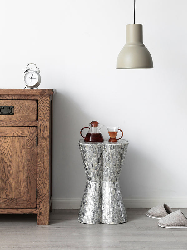 Clover Leaf Mother of Pearl Side Table - Staunton and Henry