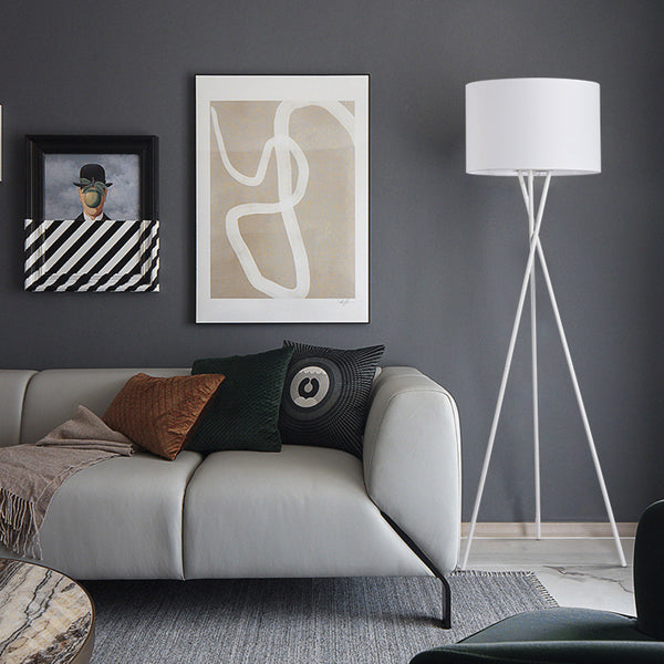 Miro White Tripod Floor Lamp - Staunton and Henry