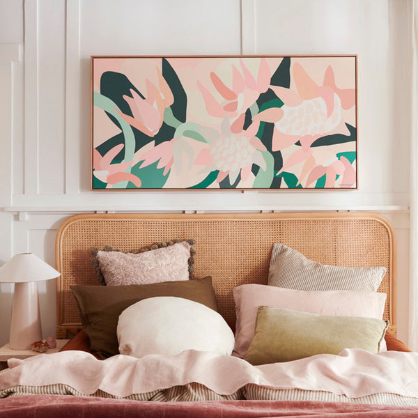 Colorful Flower Wall Art With Frame - Staunton and Henry