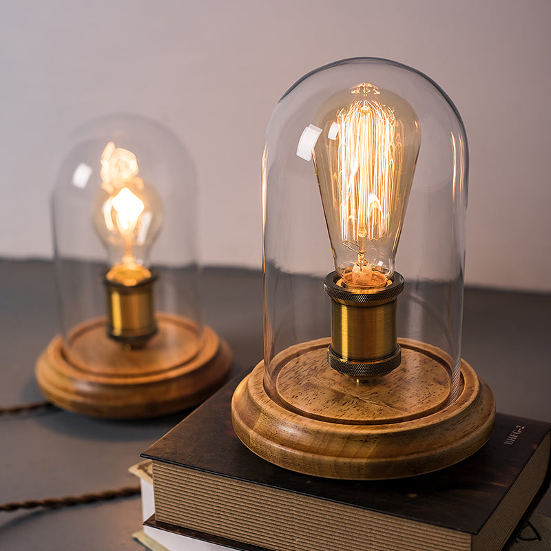 Vintage Brass Edison Bulb Lamp Staunton and Henry