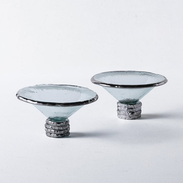Metal and Glass Dessert Bowl - Staunton and Henry
