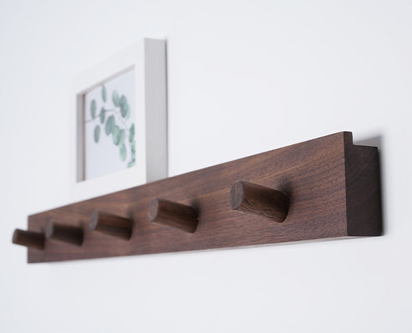 Walnut Coat Rack - Staunton and Henry