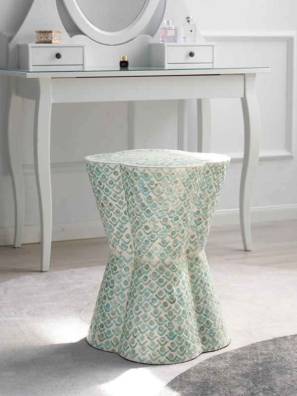 Clover Leaf Mother of Pearl Side Table - Staunton and Henry