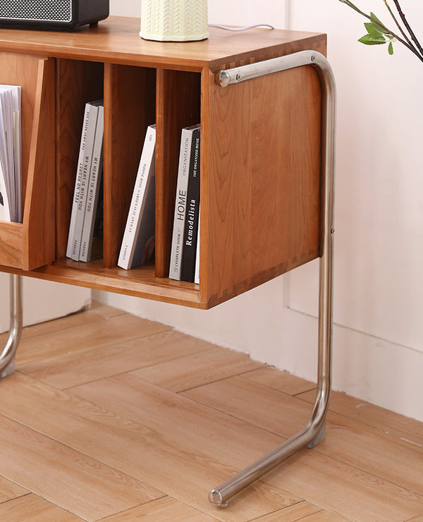 Nova Solid Wood Bookcase Side Table Cabinet - Staunton and Henry