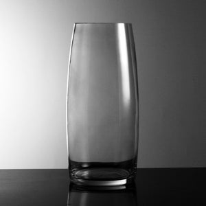 Hand-Blown Fluted Clear Glass Vase - Staunton and Henry