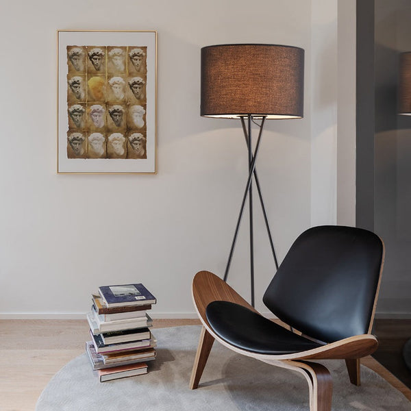 Miro Black Tripod Floor Lamp - Staunton and Henry