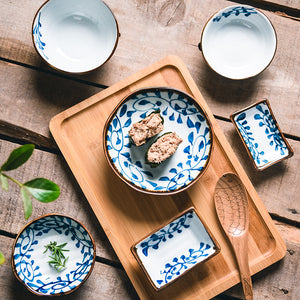 Akari Blue and White Japanese Sauce Dish - Staunton and Henry