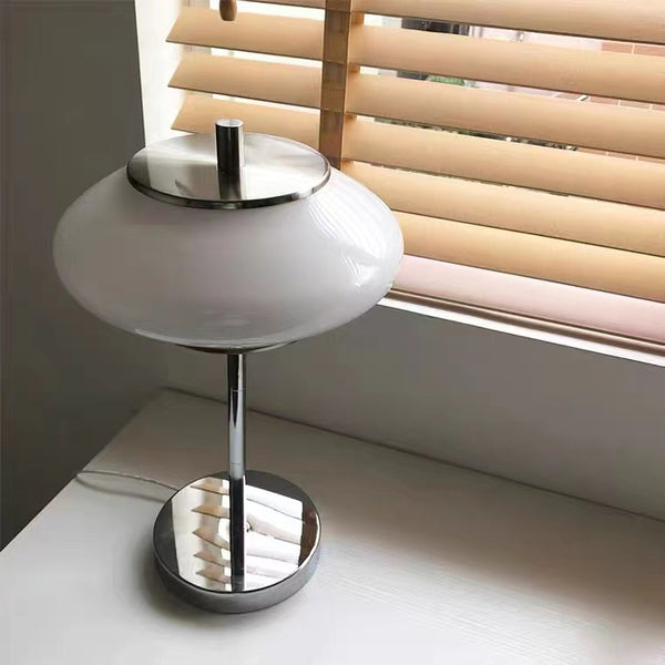 Opaque Glass Bauhaus Table Lamp - Staunton and Henry