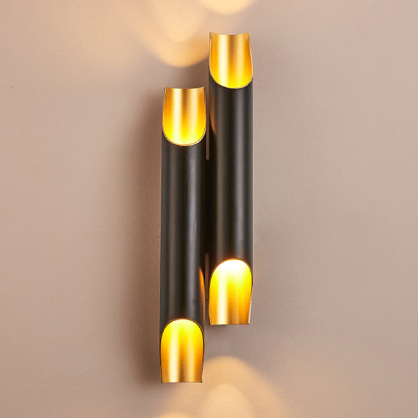 Black and Gold Wall Light - Staunton and Henry