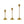 Load image into Gallery viewer, Slim Gold Candle Holder - Set of 3 - Staunton and Henry