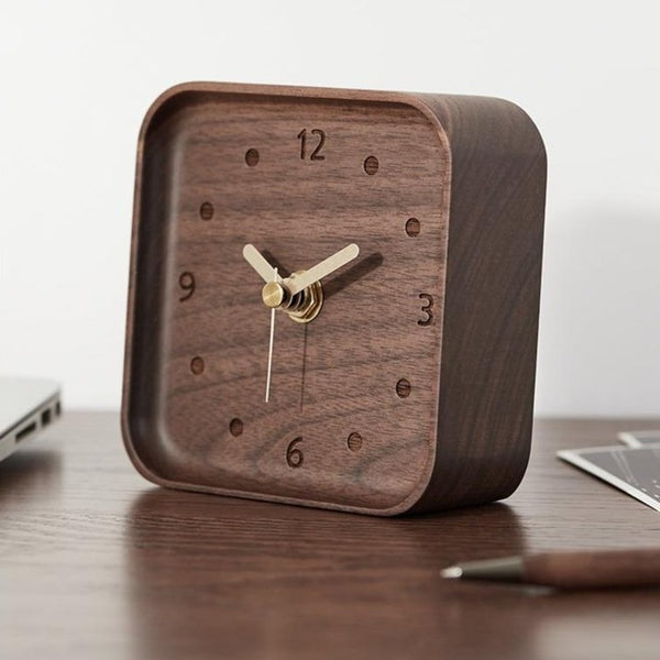 Black Walnut Wood Clock - Staunton and Henry