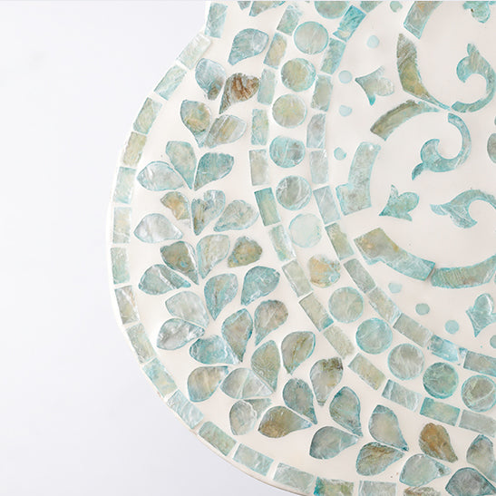 Clover Leaf Mother of Pearl Side Table - Staunton and Henry