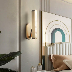 Colt Style Slim Gold Wall Light - Staunton and Henry