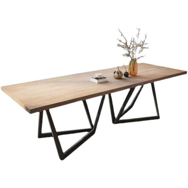 Otto Solid Wood and Metal Dining Table - Staunton and Henry