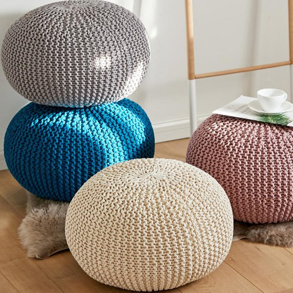 Chunky Knit Pouf - Staunton and Henry