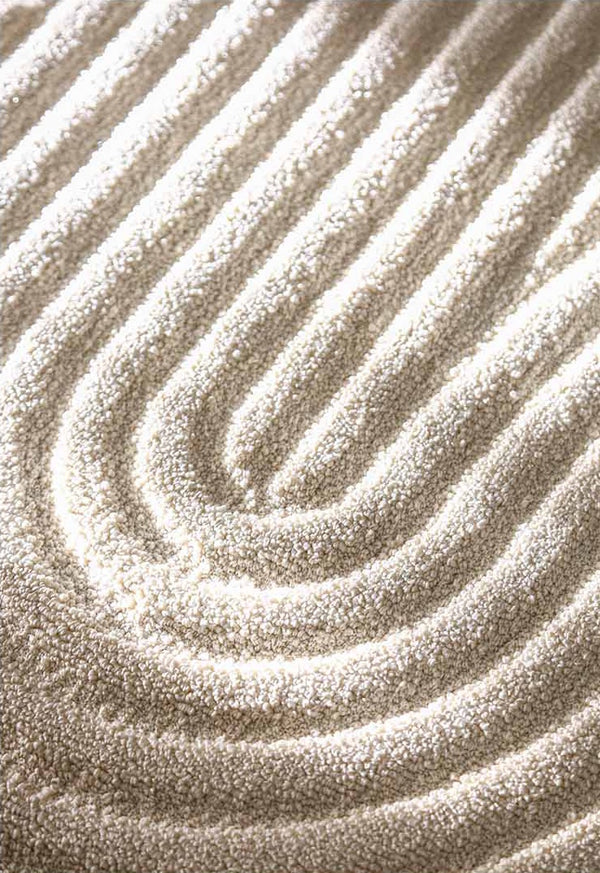 Texturised Cream Woven Rug - Staunton and Henry