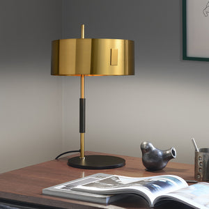 Mondo Gold and Black Table Lamp - Staunton and Henry
