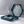Load image into Gallery viewer, Lacquered Blue Mother of Pearl Inlay Square Tray - Staunton and Henry