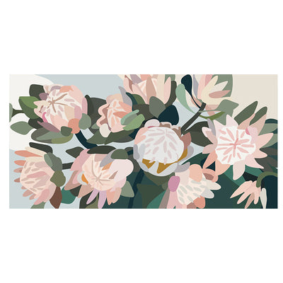 Colorful Flower Wall Art With Frame - Staunton and Henry