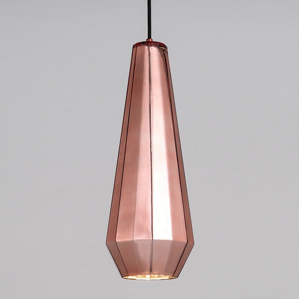 Geometric Copper Pendant Light - Staunton and Henry