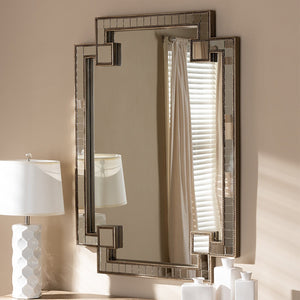Elise Art Deco Frame Wall Mirror - Staunton and Henry