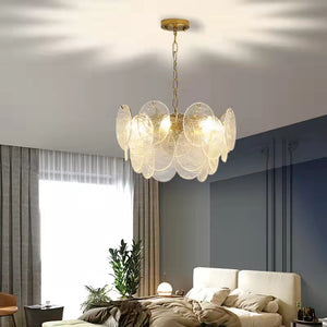 Vintage Glass Petals Chandelier - Staunton and Henry