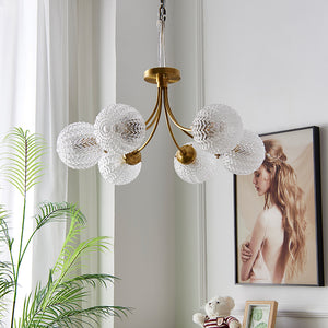 Vintage Style Glass Globes Chandelier - Staunton and Henry
