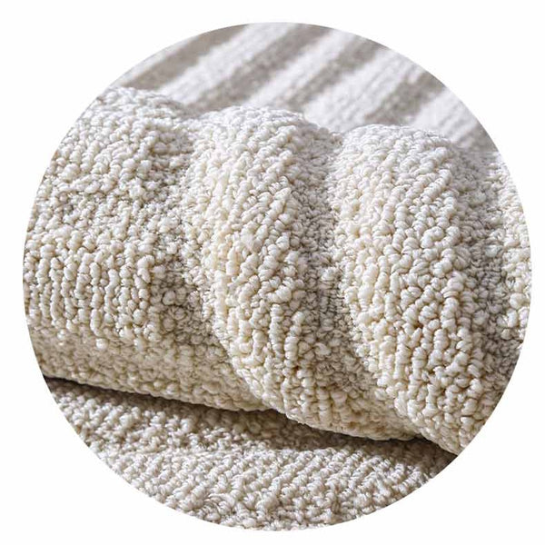 Texturised Cream Woven Rug - Staunton and Henry
