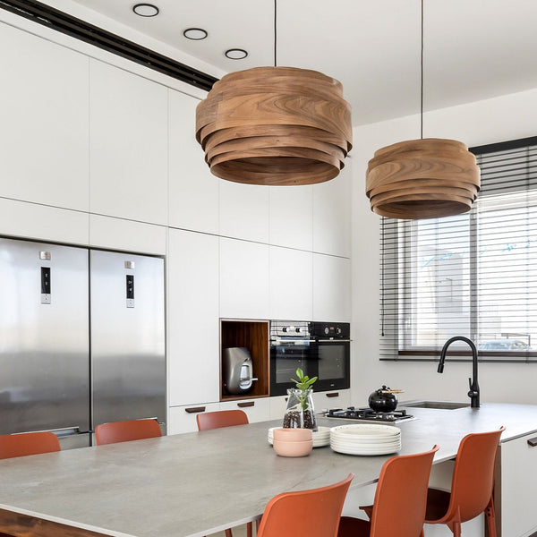 Studio Vayehi Light Cloud Wood Veneer Ceiling Light - Staunton and Henry