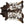 Load image into Gallery viewer, Pergamino Tricolour Brown and White Cowhide Rug - Staunton and Henry