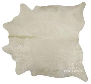 Pergamino Cream White Cowhide Rug - Staunton and Henry