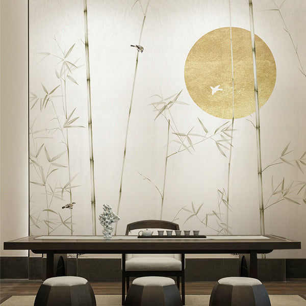 Autumn Tree Birds Wall Mural - Staunton and Henry