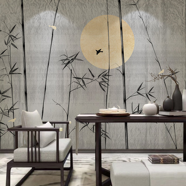 Autumn Tree Birds Wall Mural - Staunton and Henry