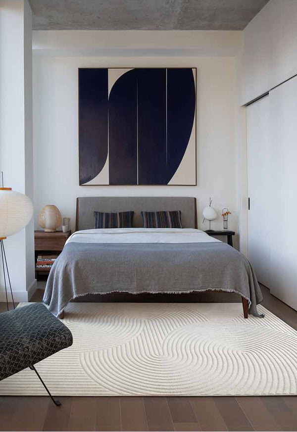 Texturised Cream Woven Rug - Staunton and Henry
