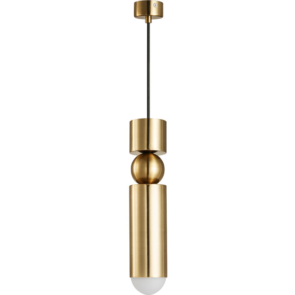 Retro Modern Brass Pendant Light - Staunton and Henry