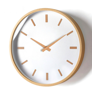 Minimalist Wall Clock with Beech Wood Frame - Staunton and Henry