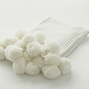 Pom Pom Throw Blanket - Staunton and Henry