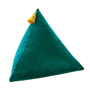 3D Velvet Triangle Throw Cushion - Staunton and Henry