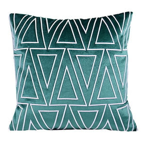 Modern Emerald Green Throw Cushion - Staunton and Henry