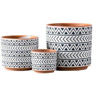 Modern Monochrome Plant Pots - Staunton and Henry